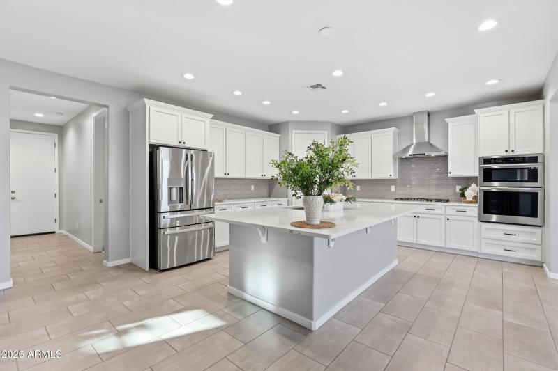 Gourmet Kitchen with Oversized Island