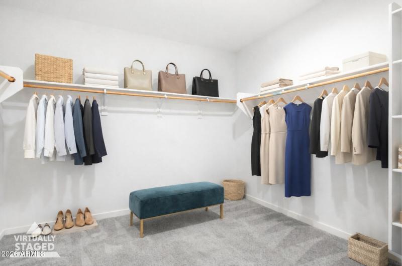 Expansive Walk-In Closet