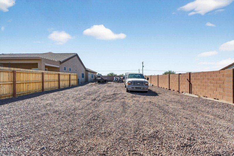 Backyard – Additional Parking Area