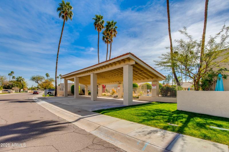 Covered Parking for the Pool