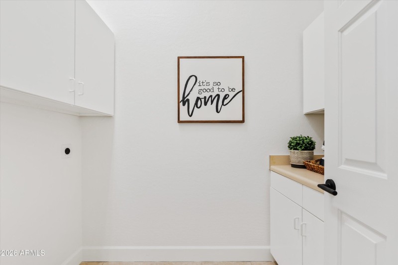 Laundry Rm with Refinished Cabinetry
