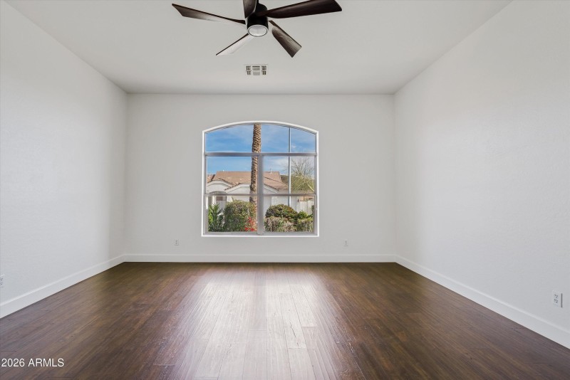 Front Living Room or Den - New Flooring