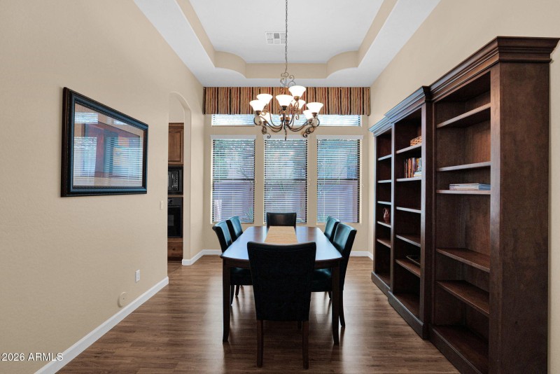 Formal dining area