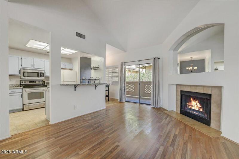 Kitchen-Fireplace