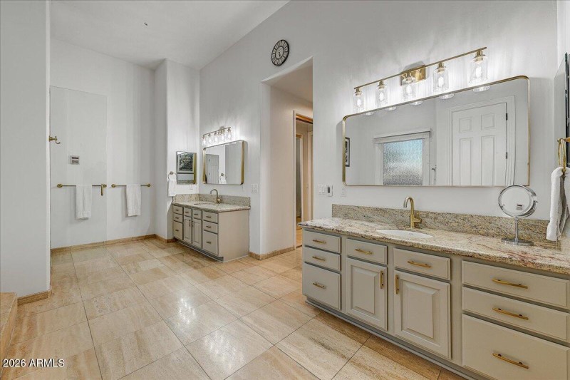 Primary Double Vanity