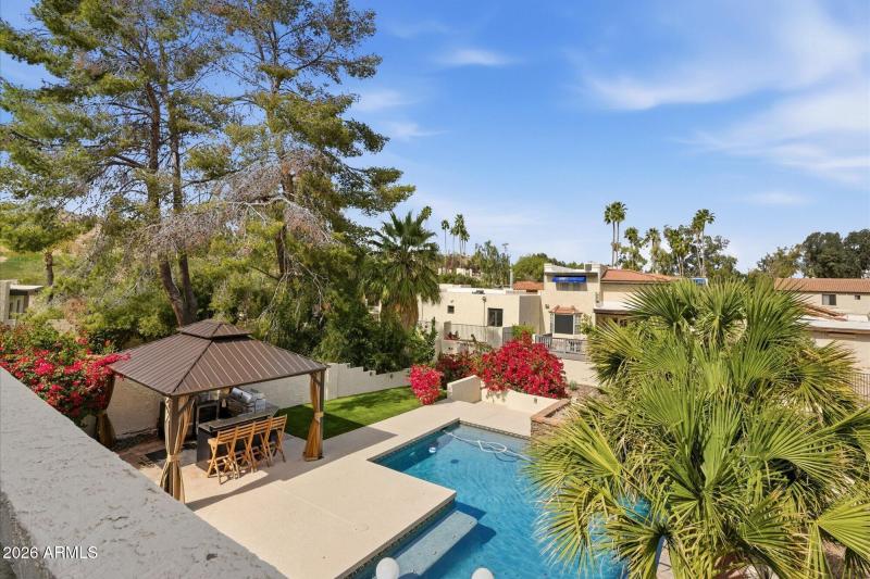 Backyard Gazebo & Pool