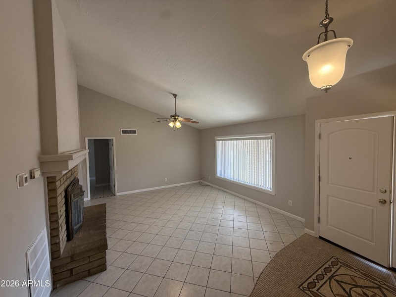 Open Living Room & Entry View