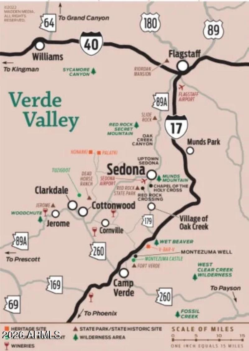 Verde Valley Map