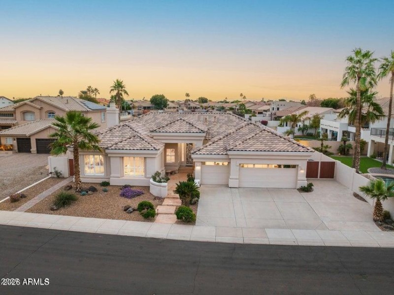 Front of house night time