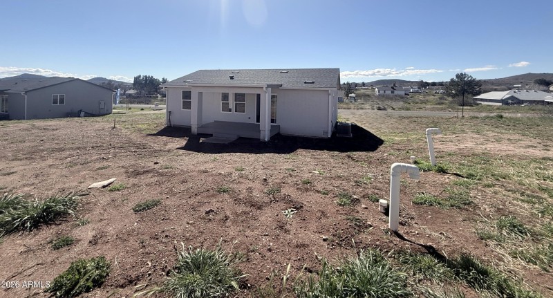 Nice back covered patio