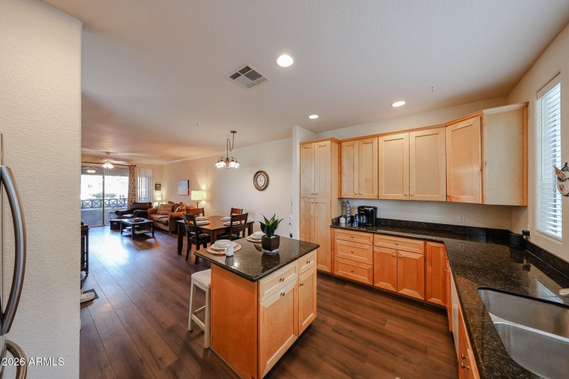 Kitchen island seats 2
