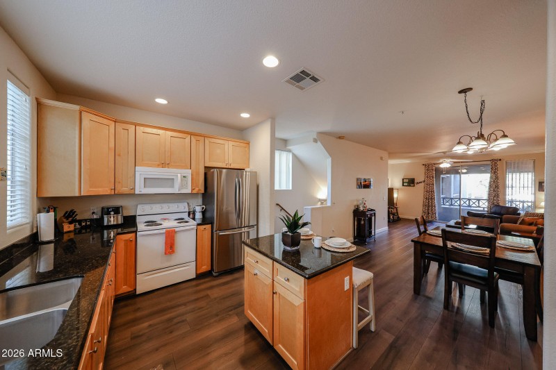 Kitchen and a lot of cabinet space