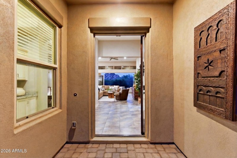 Inviting Covered Entryway