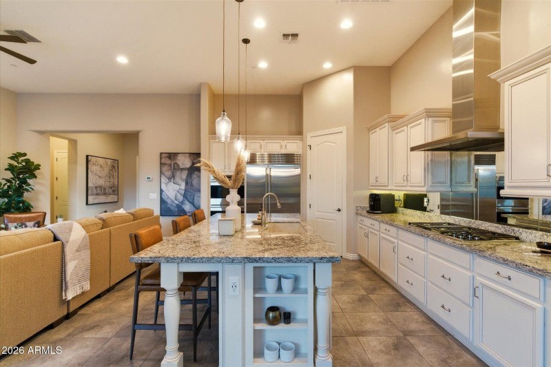 Kitchen with Granite Counters