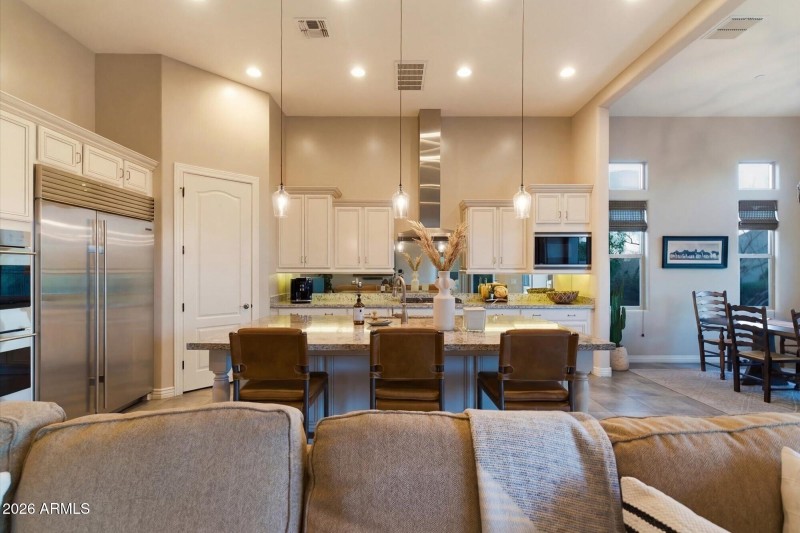 Open Living & Kitchen Layout