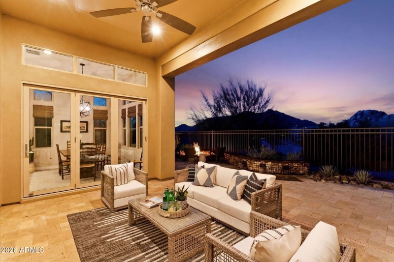 Mountain View Patio Seating