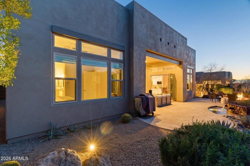 Desert Landscape Backyard View