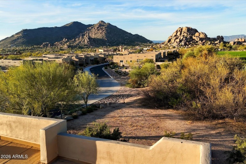 Scenic Desert Mountain Aerial