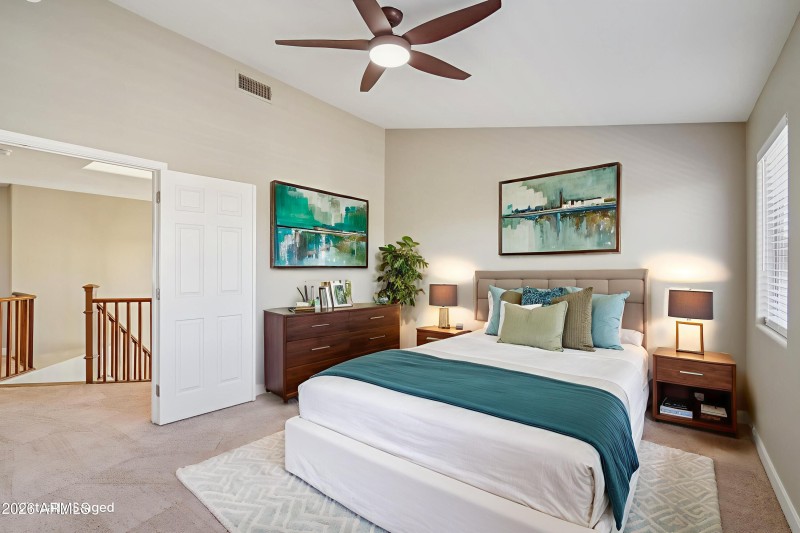 Virtually Staged Primary Bedroom - 33