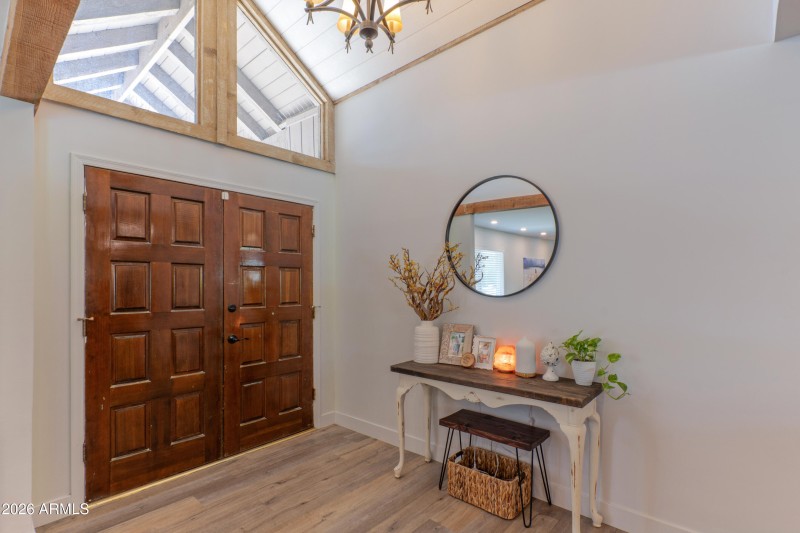 Bright, welcoming foyer