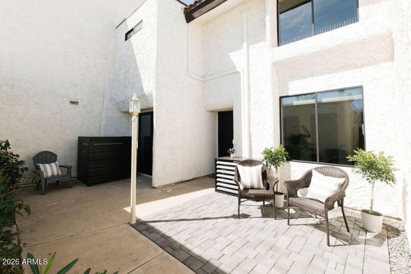 Private Front Courtyard