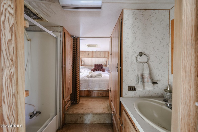 interior of RV camper