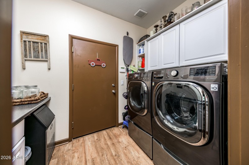 separate laundry room