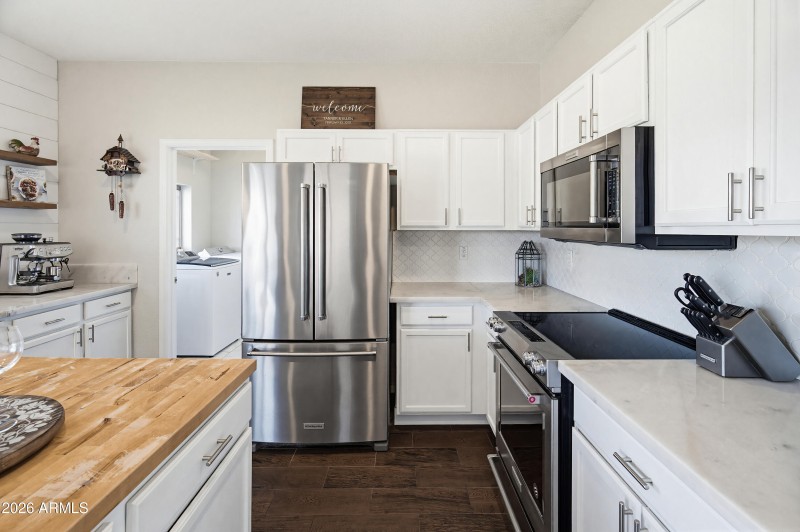 stainless appliances