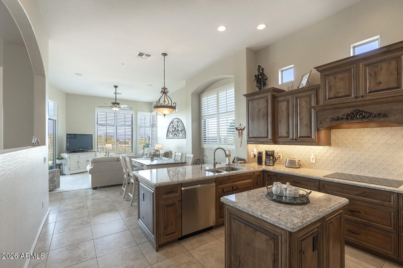 Kitchen and Family Room