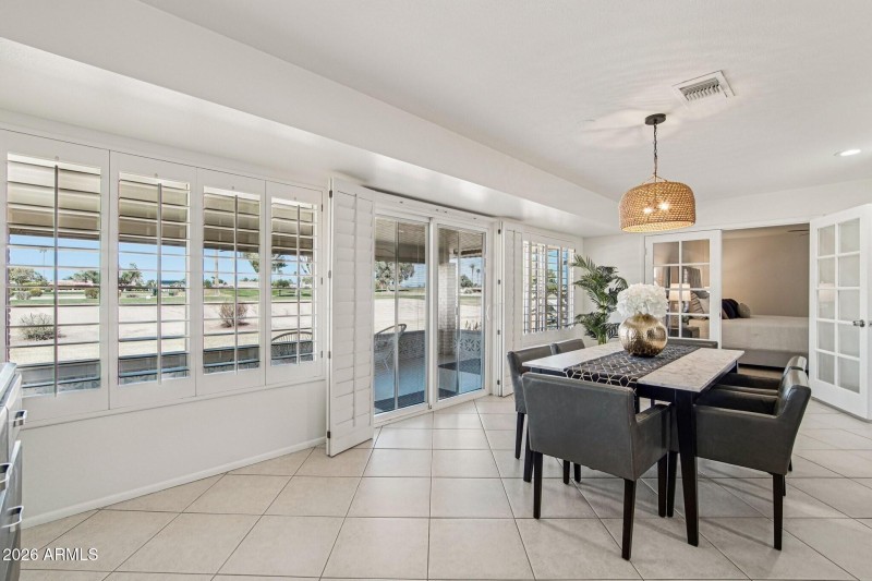 Dining Area with Patio Access