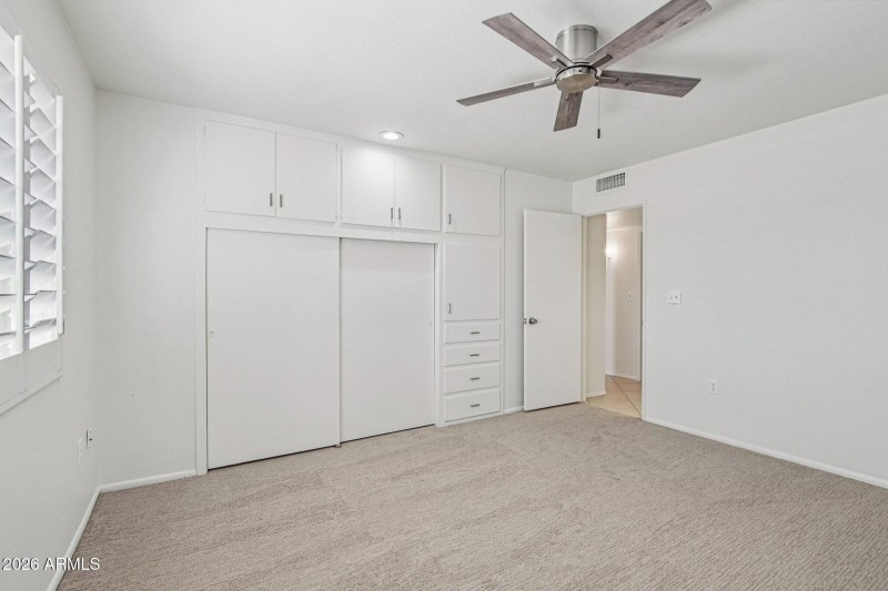 Built In Storage in Second Bed