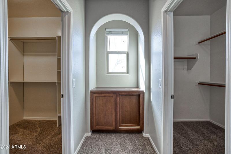 Two Closets in Primary Suite