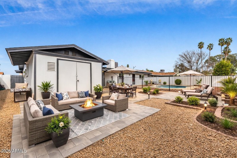 Fountain Backyard Virtual Staging 1