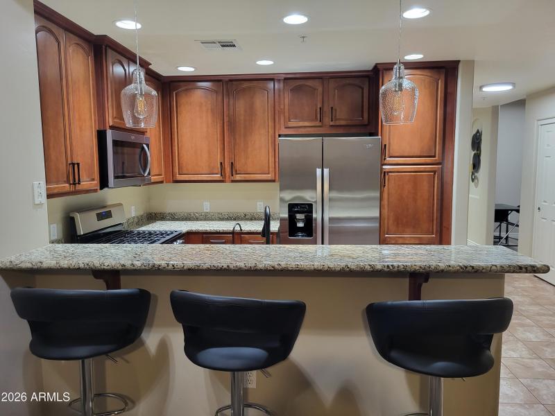 Kitchen with Stainless Steel Appliances