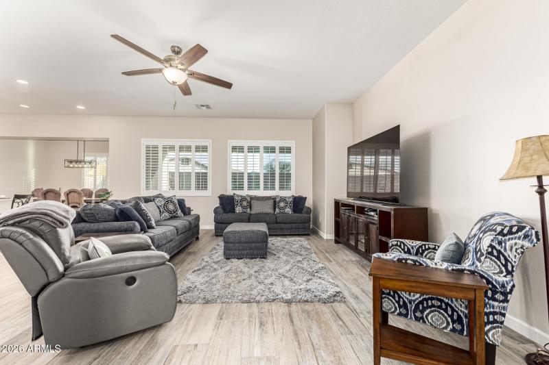 Spacious living area