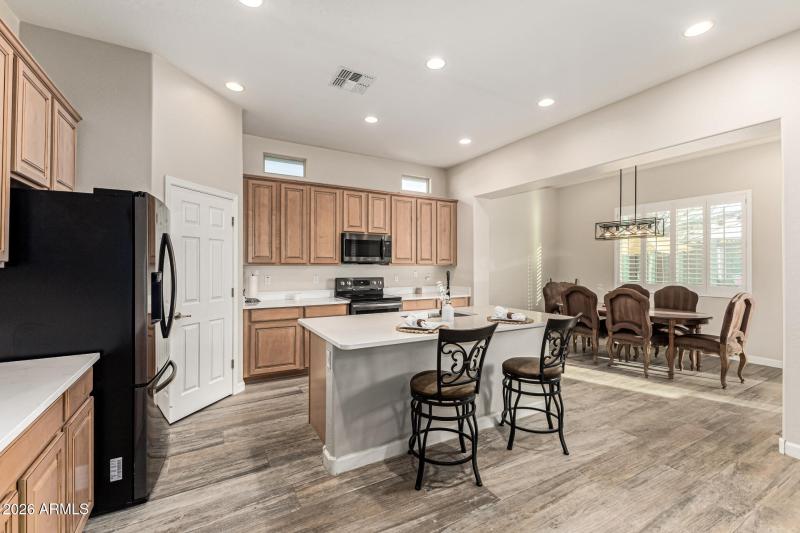 Beautiful kitchen and dining