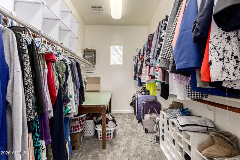 Large primary closet