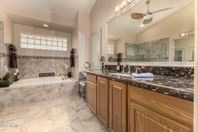 Primary Bathroom Split vanities