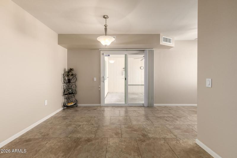 SLIDING DOOR TO PATIO