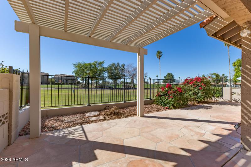 Patio Golf Course View