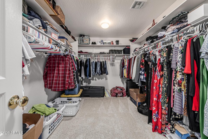 Primary Walk in Closet