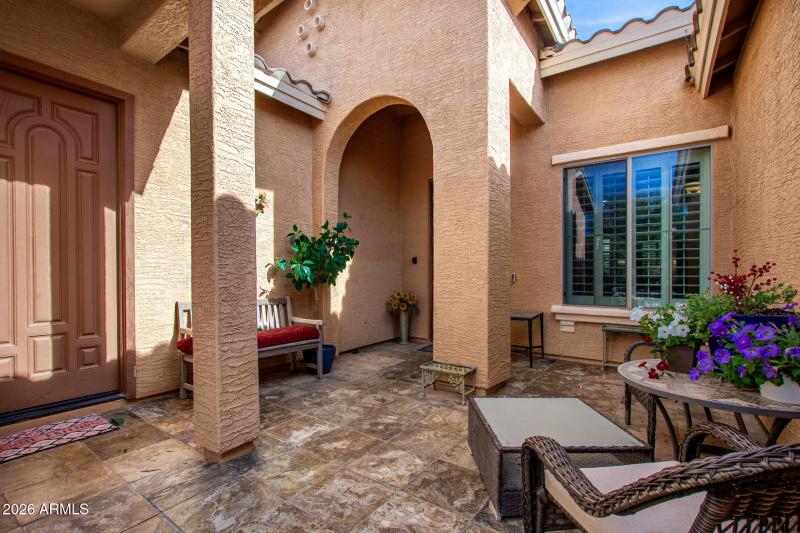 Private Front Courtyard