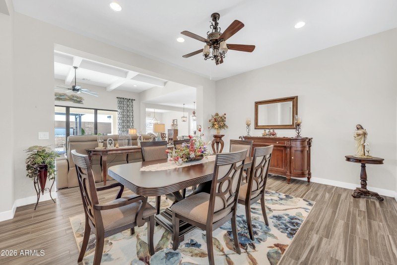 Dining open to Living Room