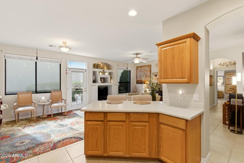 Kitchen open to great room