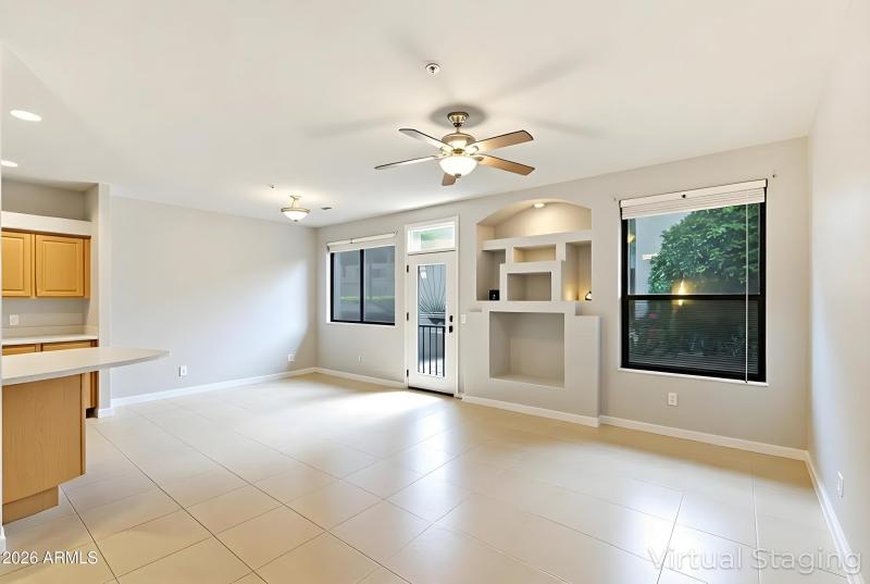Living Dining Room virtually emptied