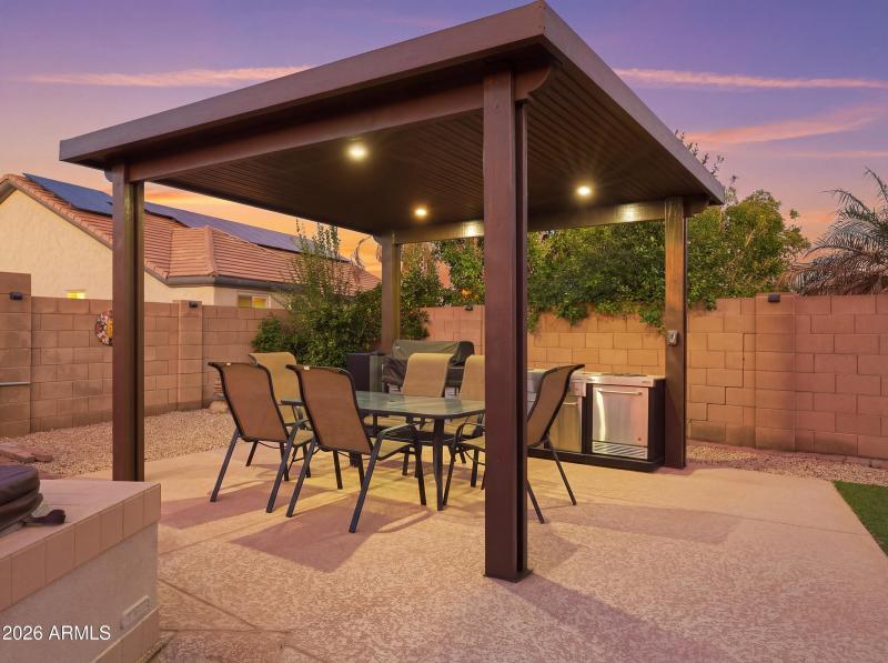 Covered Outdoor Dining Area