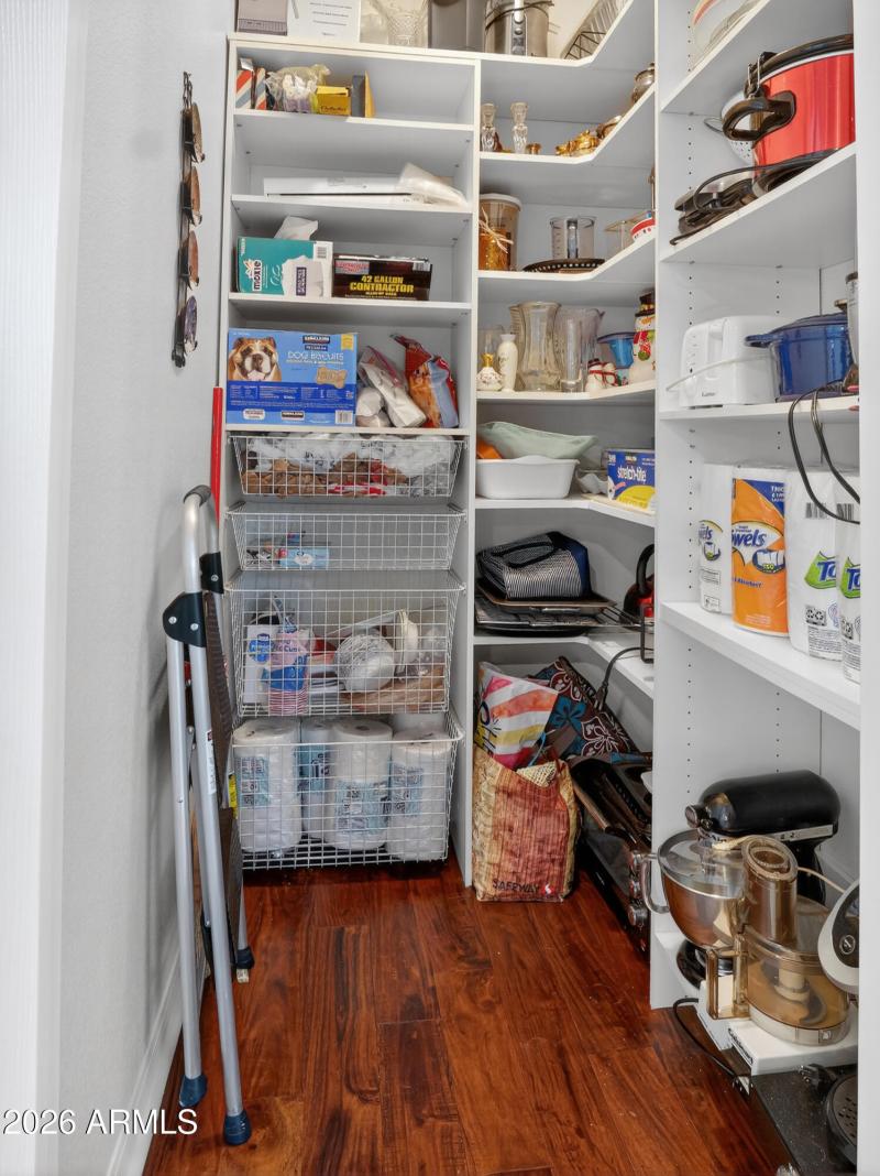 Organized Walk-In Pantry