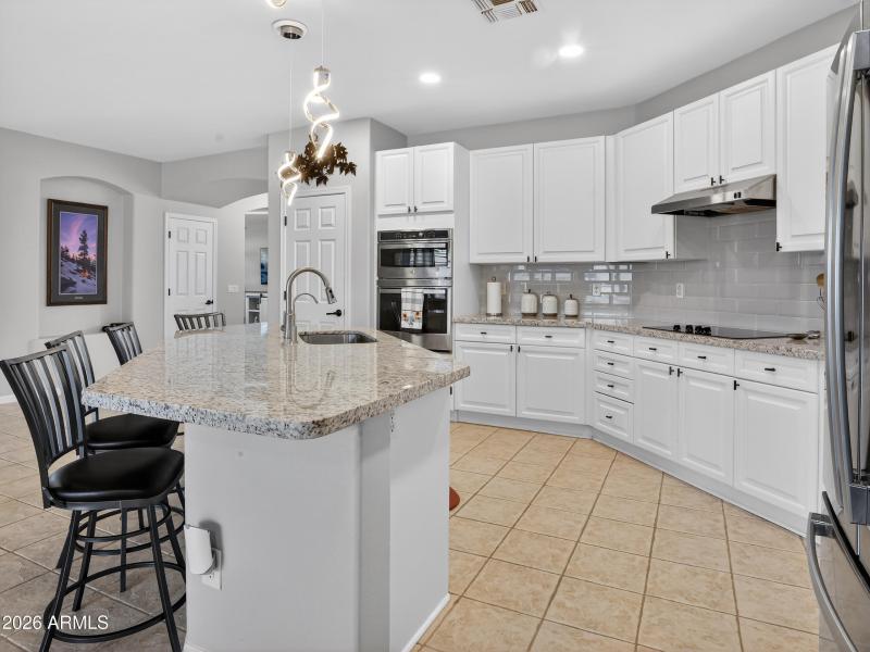 Gourmet Kitchen with Island