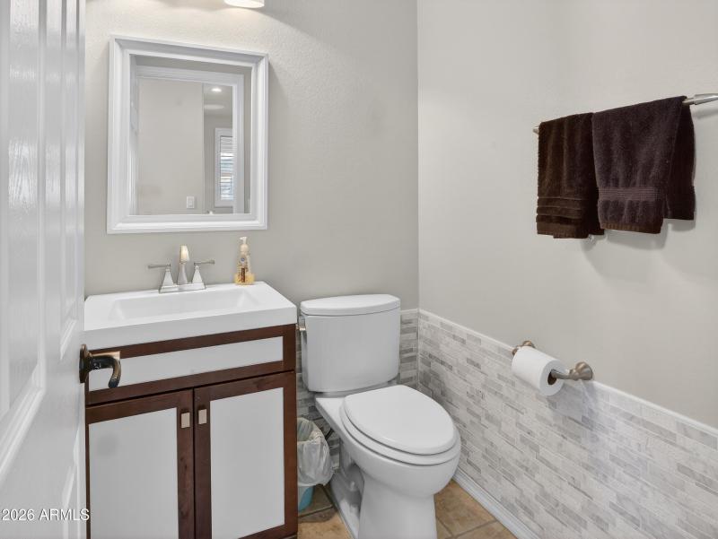 Stylish Guest Powder Room