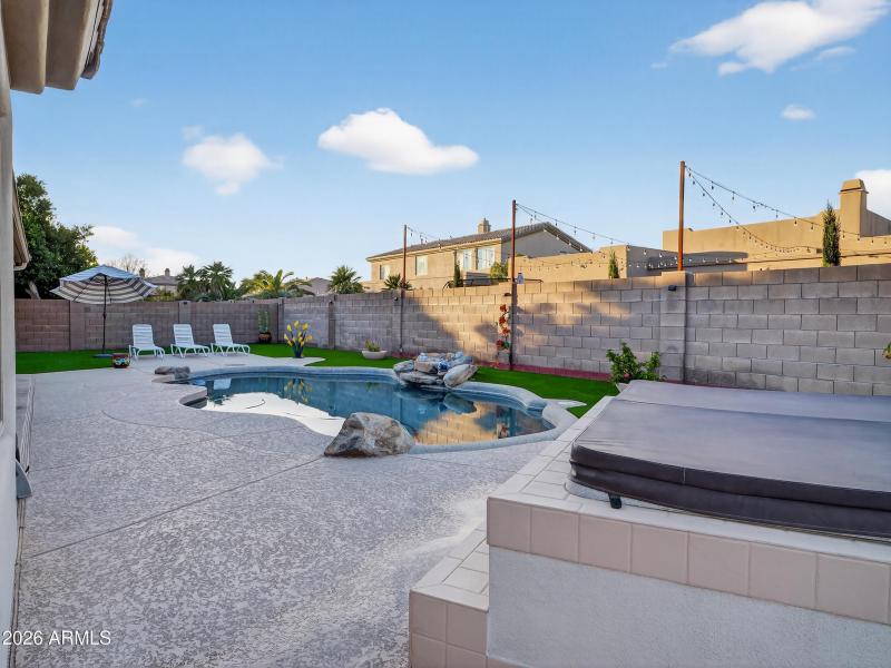 Pool and Spa Backyard Retreat